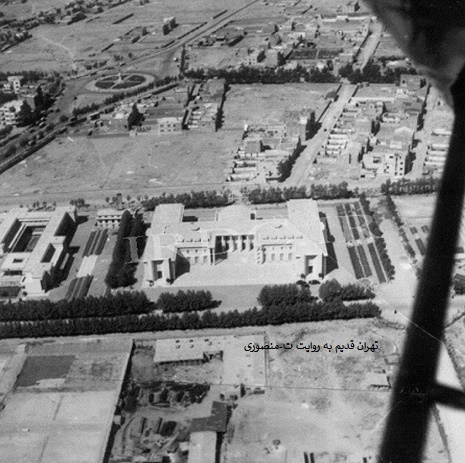 عکس هوایی از تهران