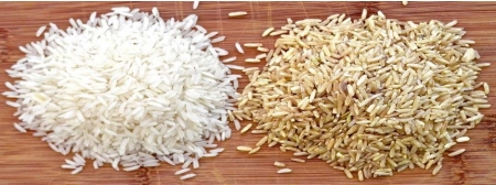 مقایسه برنج سفید و برنج قهوه ای